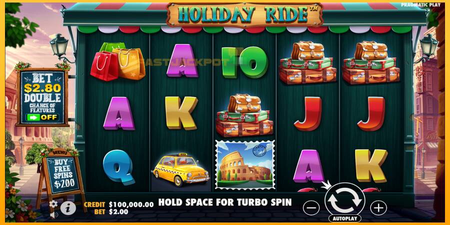 Hrací automat: Holiday Ride s reálnou šancou na výhru