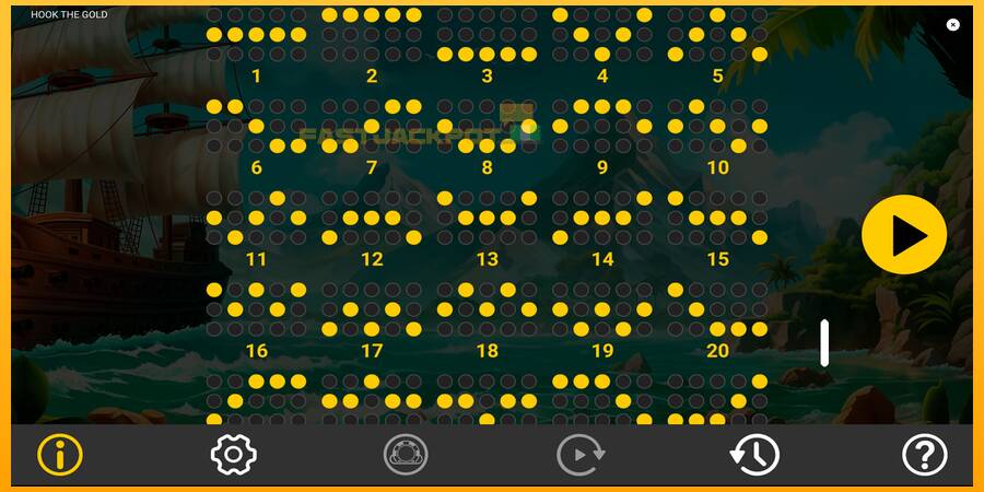 Hrací automat: Hook The Gold s reálnou šancou na výhru