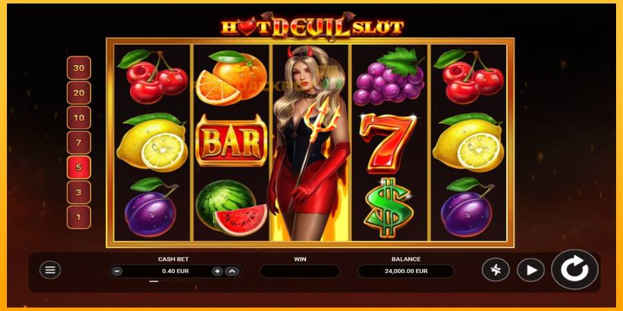 Hrací automat: Hot Devil Slot s reálnou šancou na výhru