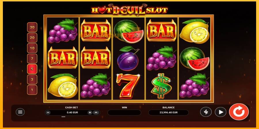 Hrací automat: Hot Devil Slot s reálnou šancou na výhru