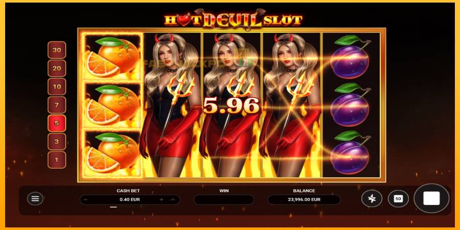 Hrací automat: Hot Devil Slot s reálnou šancou na výhru