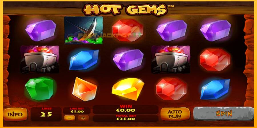 Hrací automat: Hot Gems s reálnou šancou na výhru