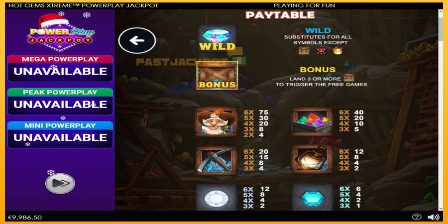 Hrací automat: Hot Gems Xtreme PowerPlay Jackpot s reálnou šancou na výhru