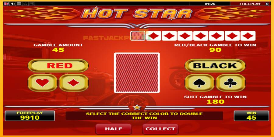 Hrací automat: Hot Star s reálnou šancou na výhru