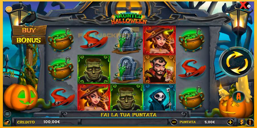 Hrací automat: Hunted Halloween s reálnou šancou na výhru