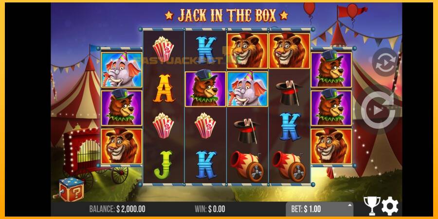 Hrací automat: Jack in the Box s reálnou šancou na výhru