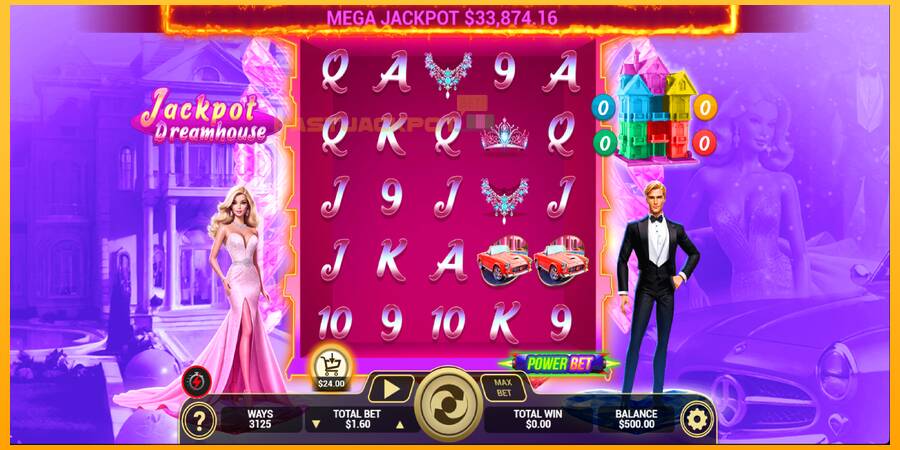 Hrací automat: Jackpot Dreamhouse s reálnou šancou na výhru