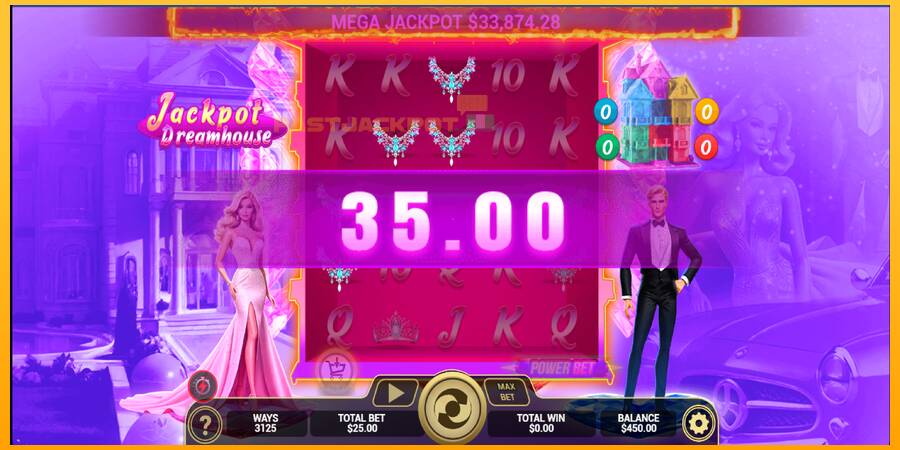 Hrací automat: Jackpot Dreamhouse s reálnou šancou na výhru