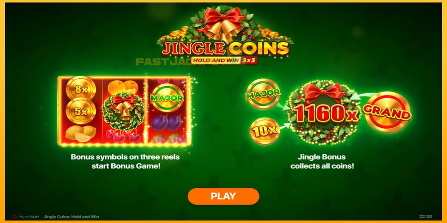 Hrací automat: Jingle Coins s reálnou šancou na výhru