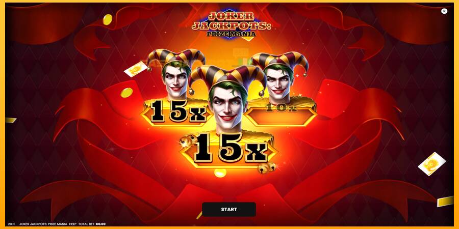 Hrací automat: Joker Jackpots: Prize Mania s reálnou šancou na výhru