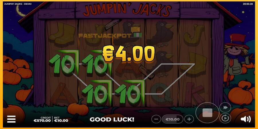 Hrací automat: Jumpin Jacks s reálnou šancou na výhru