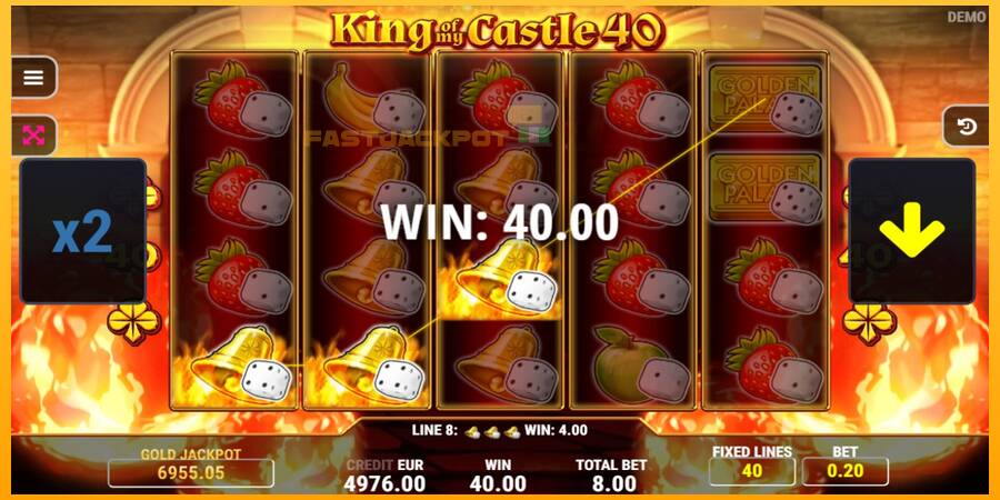 Hrací automat: King of My Castle 40 s reálnou šancou na výhru