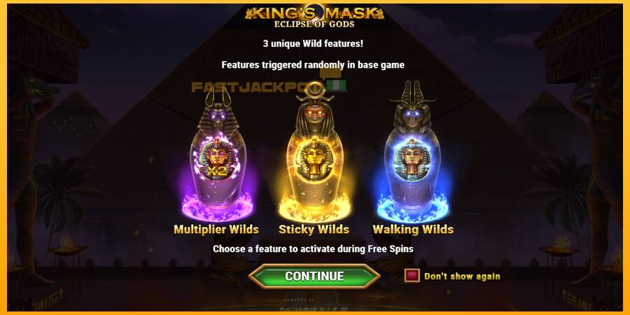 Hrací automat: King’s Mask Eclipse of Gods s reálnou šancou na výhru