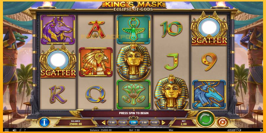 Hrací automat: King’s Mask Eclipse of Gods s reálnou šancou na výhru