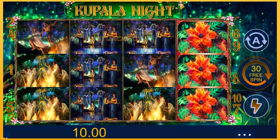 Hrací automat: Kupala Night s reálnou šancou na výhru