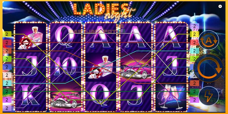 Hrací automat: Ladies Night s reálnou šancou na výhru