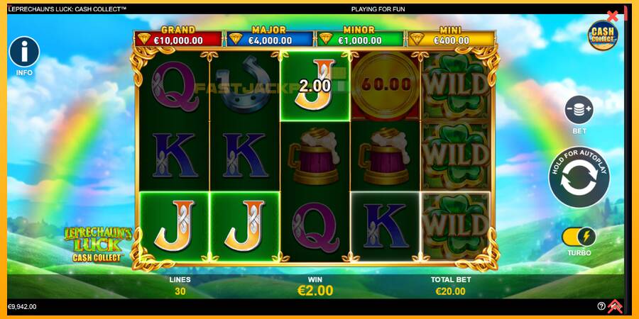 Hrací automat: Leprechauns Luck Cash Collect Megaways PowerPlay Jackpot s reálnou šancou na výhru