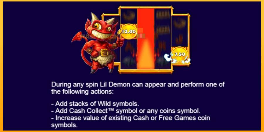 Hrací automat: Lil Demon Mega Cash Collect s reálnou šancou na výhru