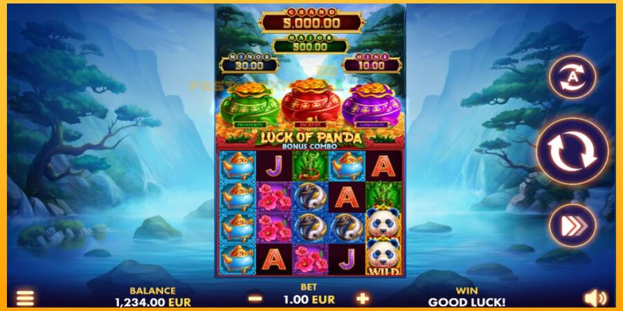 Hrací automat: Luck of Panda Bonus Combo s reálnou šancou na výhru