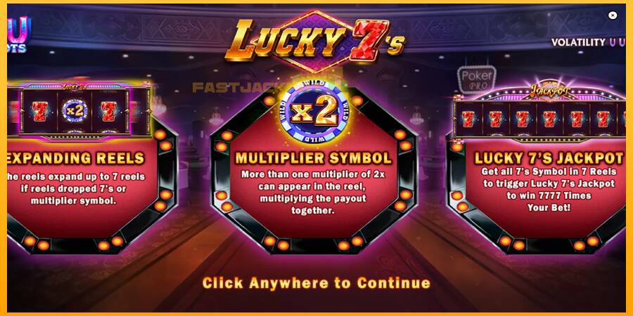 Hrací automat: Lucky 7s s reálnou šancou na výhru