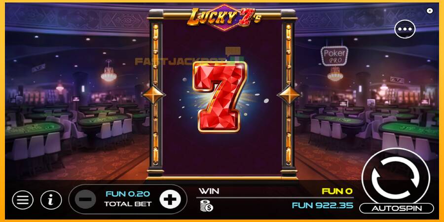 Hrací automat: Lucky 7s s reálnou šancou na výhru