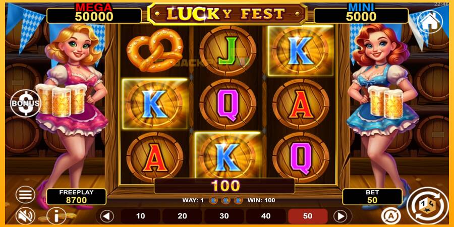 Hrací automat: Lucky Fest Hold & Win s reálnou šancou na výhru