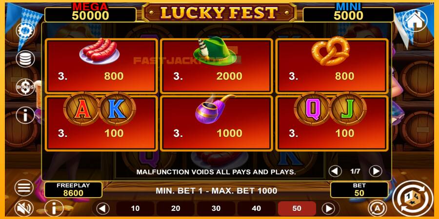 Hrací automat: Lucky Fest Hold & Win s reálnou šancou na výhru