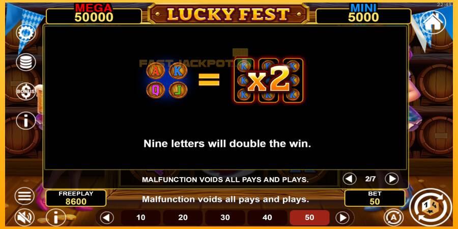 Hrací automat: Lucky Fest Hold & Win s reálnou šancou na výhru