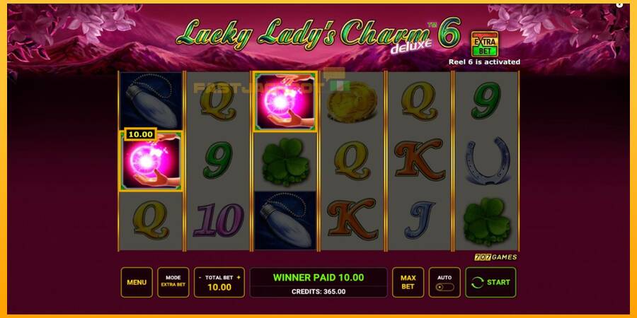 Hrací automat: Lucky Ladys Charm Deluxe 6 s reálnou šancou na výhru