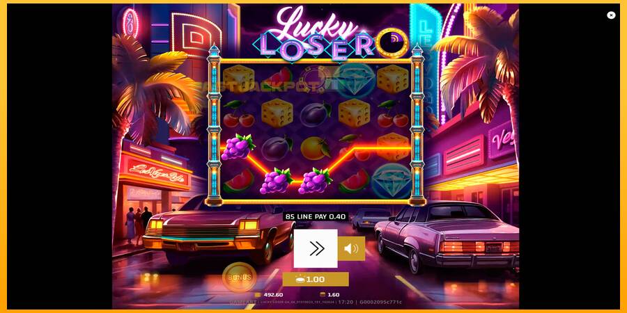 Hrací automat: Lucky Loser s reálnou šancou na výhru