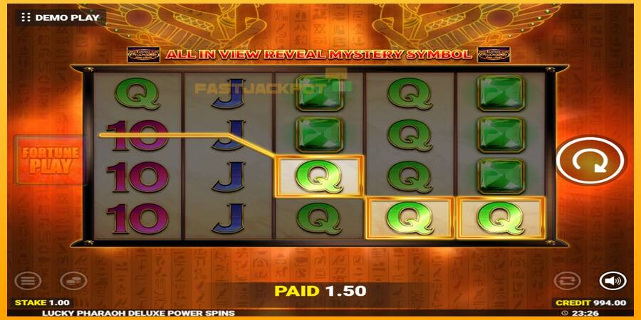 Hrací automat: Lucky Pharaoh Deluxe Fortune Play s reálnou šancou na výhru