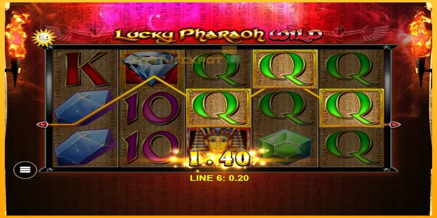 Hrací automat: Lucky Pharaoh Wild s reálnou šancou na výhru