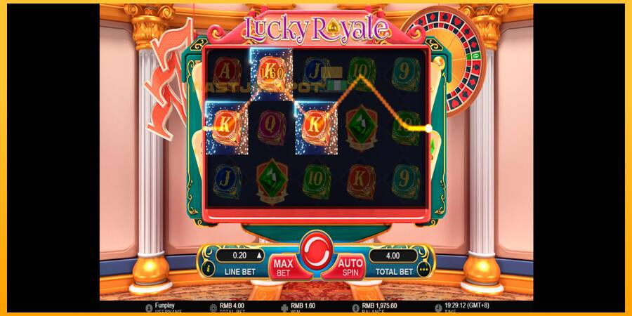 Hrací automat: Lucky Royale s reálnou šancou na výhru