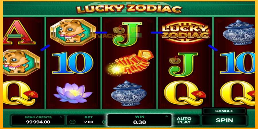 Hrací automat: Lucky Zodiac s reálnou šancou na výhru