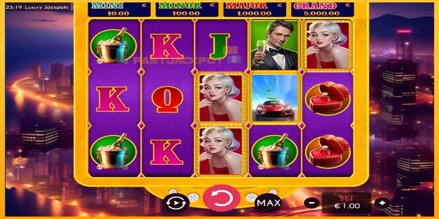 Hrací automat: Luxury Jackpots s reálnou šancou na výhru