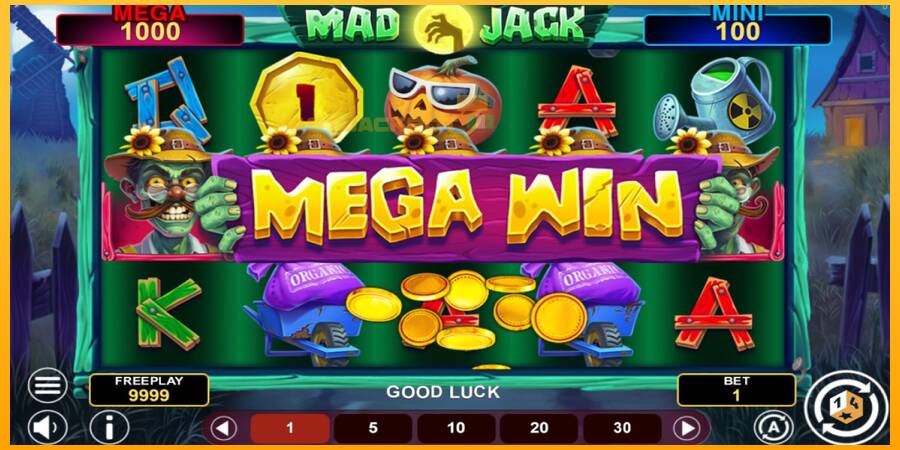 Hrací automat: Mad Jack Hold & Win s reálnou šancou na výhru