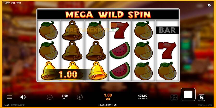 Hrací automat: Mega Wild Spin s reálnou šancou na výhru