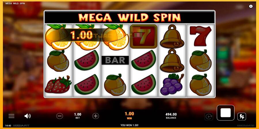 Hrací automat: Mega Wild Spin s reálnou šancou na výhru