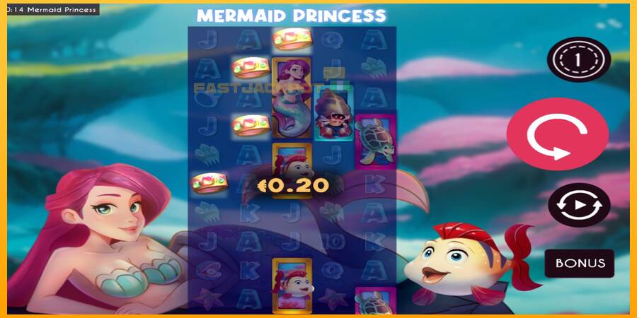 Hrací automat: Mermaid Princess s reálnou šancou na výhru