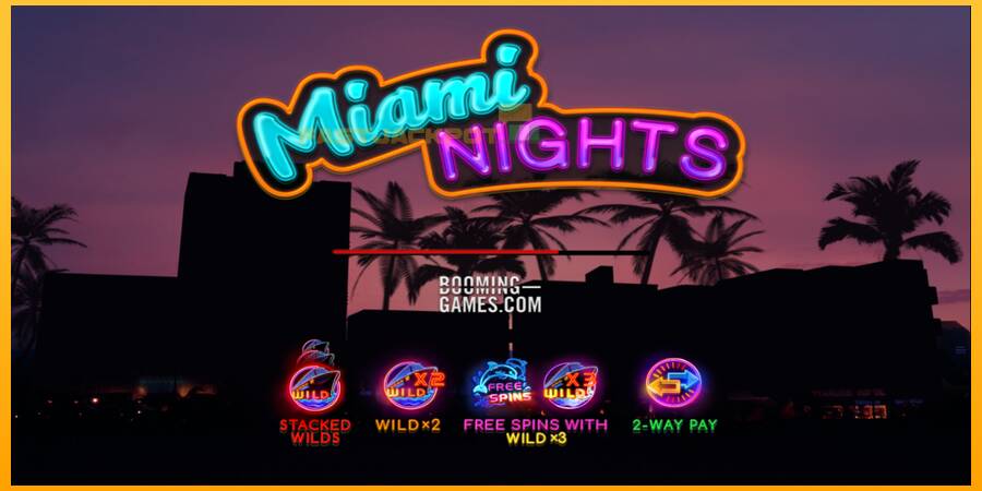 Hrací automat: Miami Nights s reálnou šancou na výhru