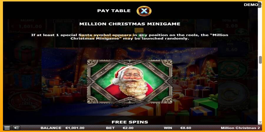 Hrací automat: Million Christmas 2 s reálnou šancou na výhru