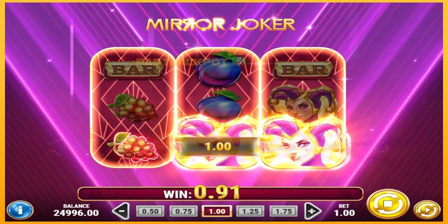 Hrací automat: Mirror Joker s reálnou šancou na výhru