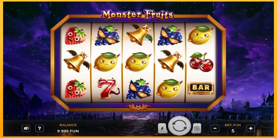 Hrací automat: Monster Fruits s reálnou šancou na výhru