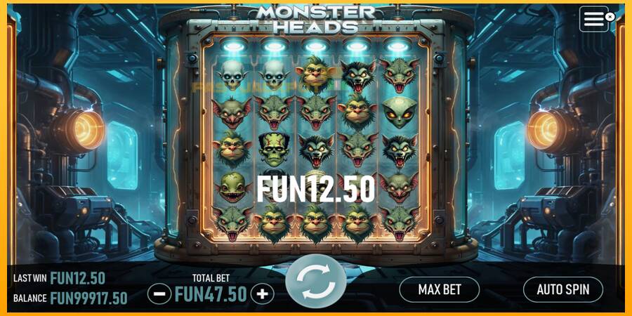 Hrací automat: Monster Heads s reálnou šancou na výhru