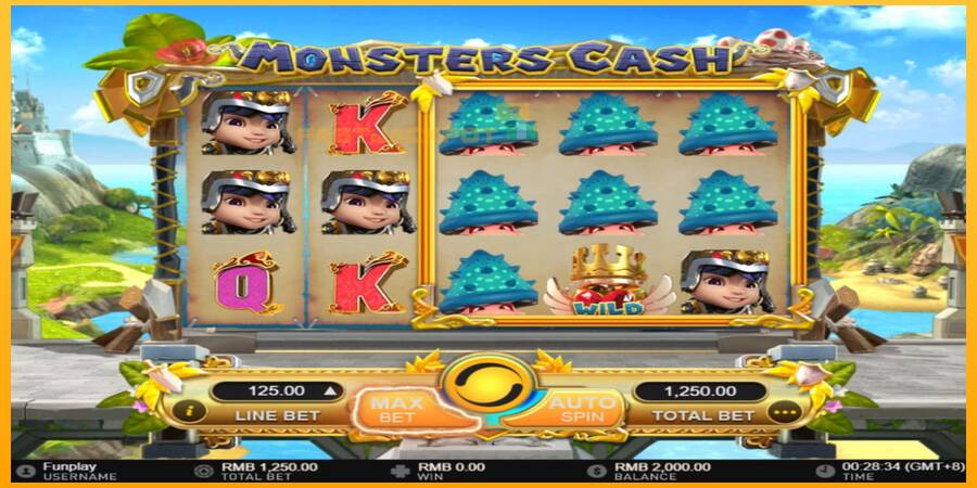 Hrací automat: Monsters Cash s reálnou šancou na výhru