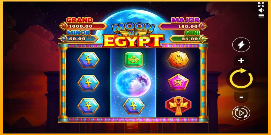 Hrací automat: Moon of Egypt s reálnou šancou na výhru