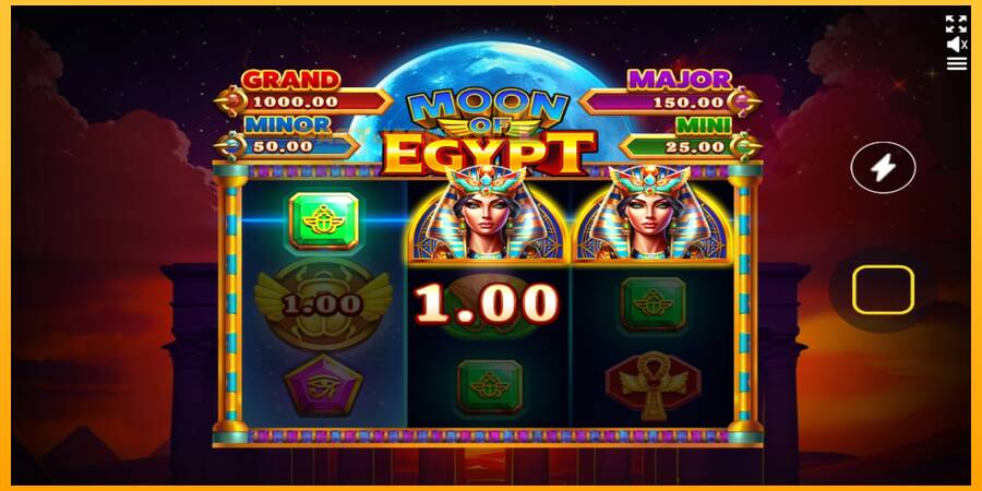 Hrací automat: Moon of Egypt s reálnou šancou na výhru