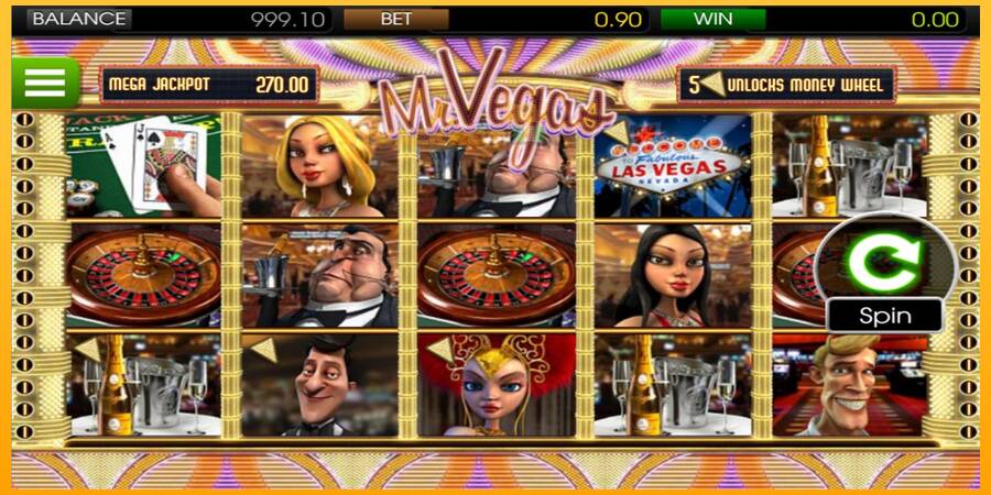 Hrací automat: Mr. Vegas s reálnou šancou na výhru