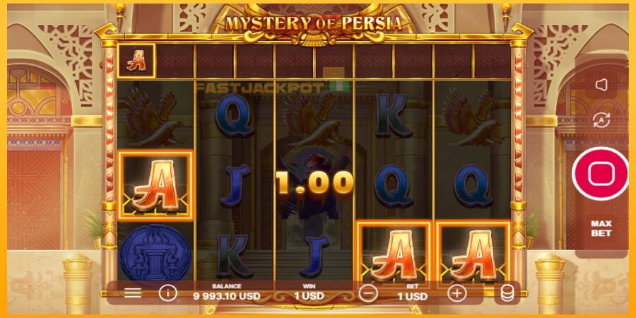 Hrací automat: Mystery of Persia s reálnou šancou na výhru