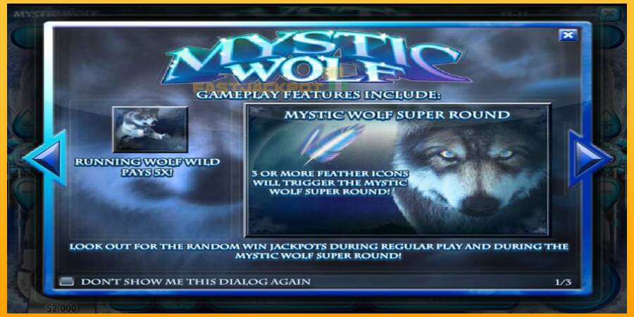 Hrací automat: Mystic Wolf s reálnou šancou na výhru